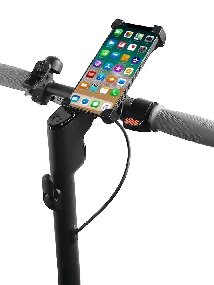 AliExpress Universal Bicycle Phone Holder Anti Shake Bike Mobile Cellphone Holder for Ninebot For Xiaomi M365 E-Scooter Cycling GPS Stand