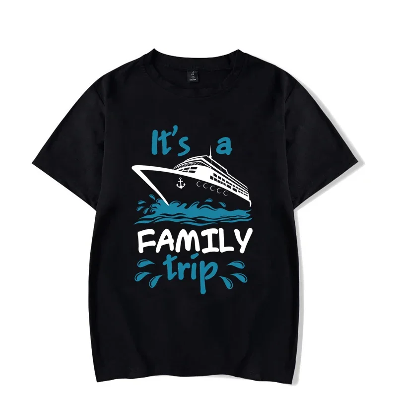 It\'s A Family Trip T Shirt Family Vacation Tshirt Summer Matching Outfits Family Cruise T Shirt 2023 Dad Mom Kids Clothes