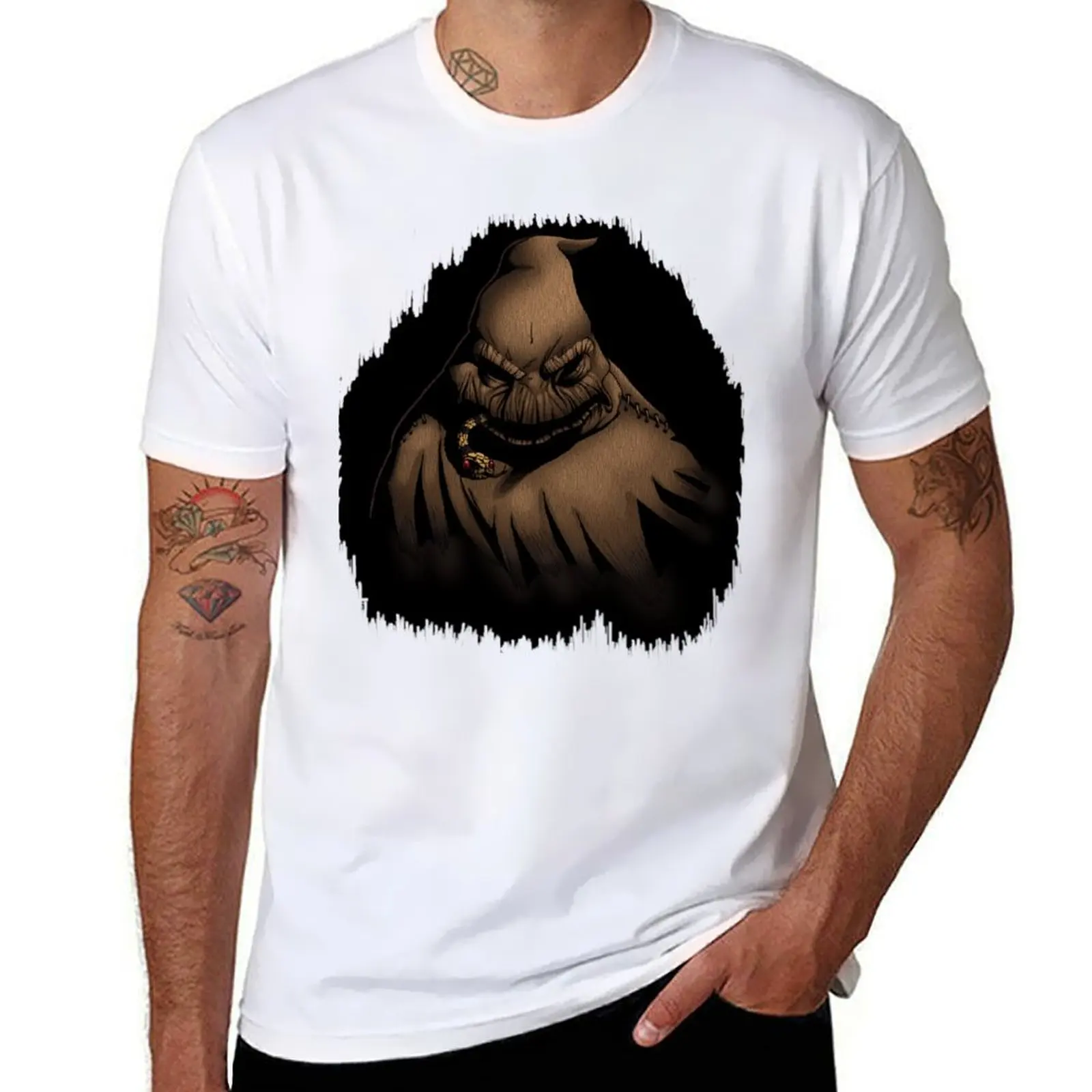 

Creepy Oogie Boogie T-Shirt t shirt man luxury t shirts with prints T-Shirt