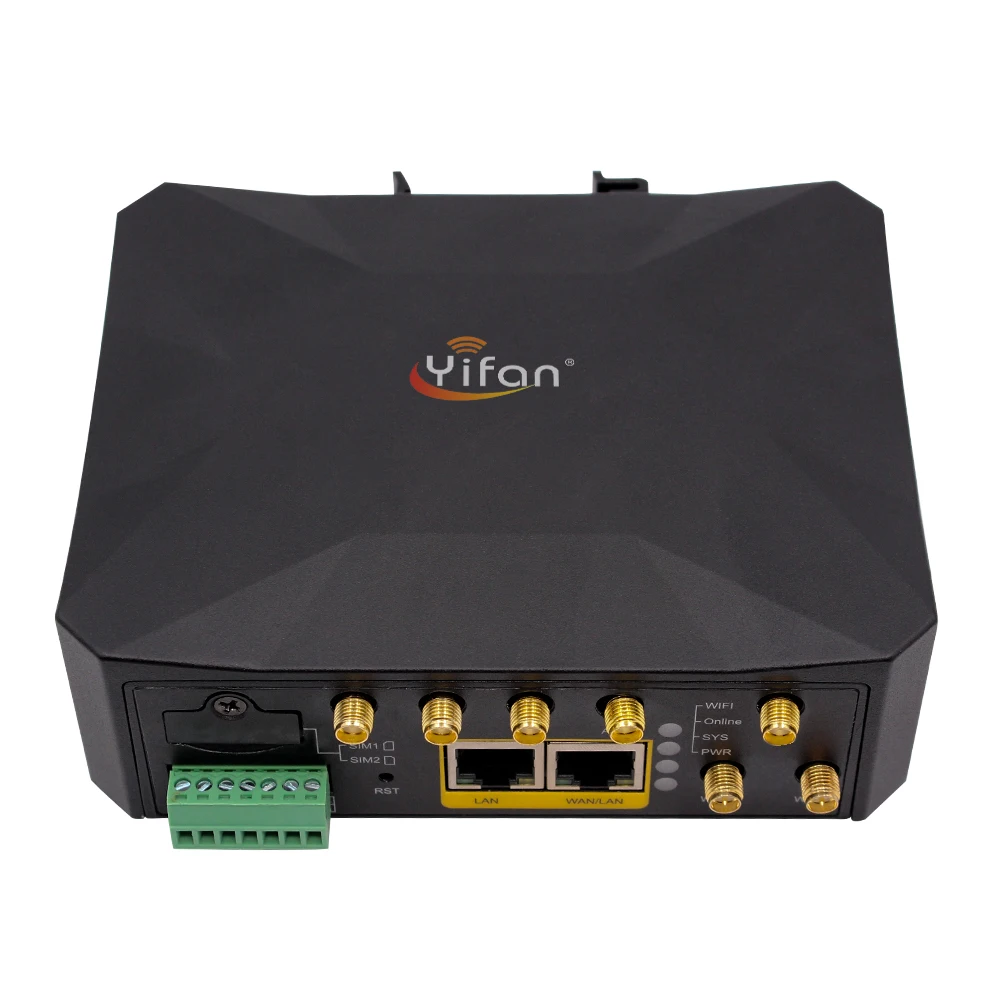 Yeacomm NR120 Industrial 5G Wireless CPE Router 5G Modem Dual Band WIFI6 Router 3G 4G 5G Network Router Support Dual Sim Card