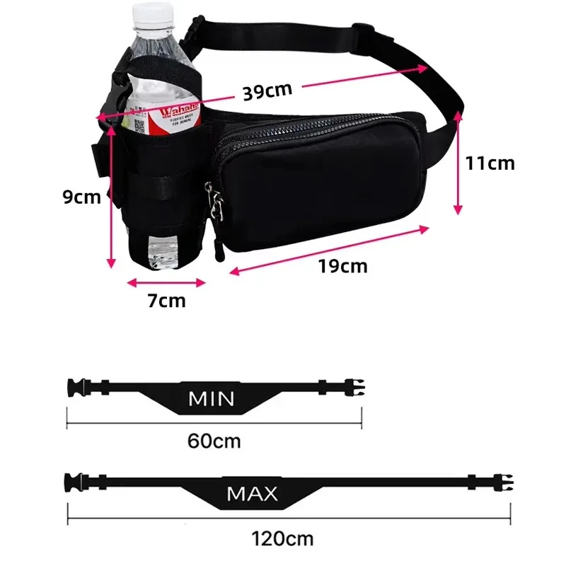 Riñonera deportiva para correr, bolsa de hombro para hervidor al aire libre, bolsa para correr ultraligera de nailon, riñonera para ciclismo, bolsa para teléfono resistente al desgaste