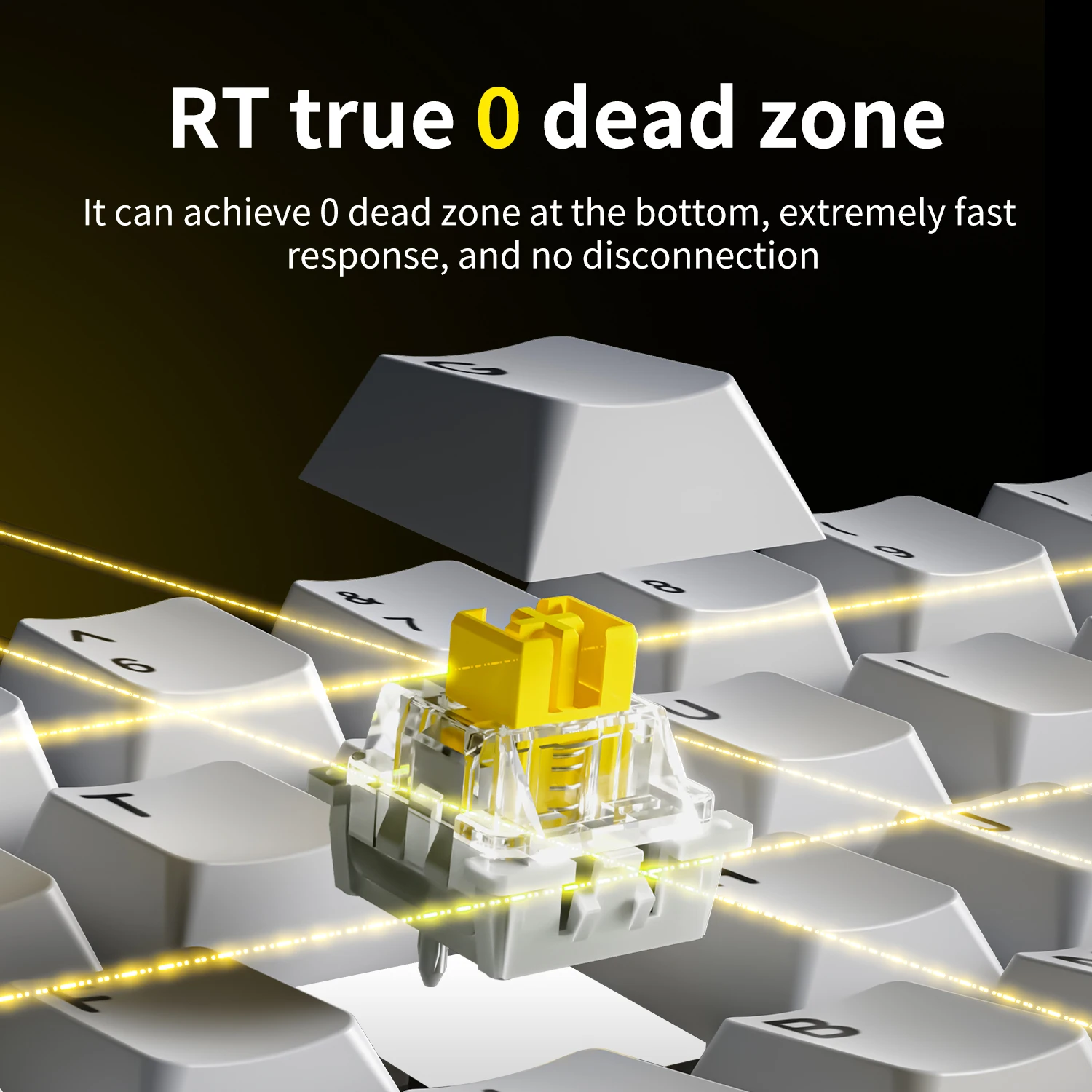 AJAZZAK680 MAX لوحة مفاتيح مغناطيسية لاسلكية ثلاثية الوضع لوحة مفاتيح ميكانيكية للألعاب الرياضية 8K