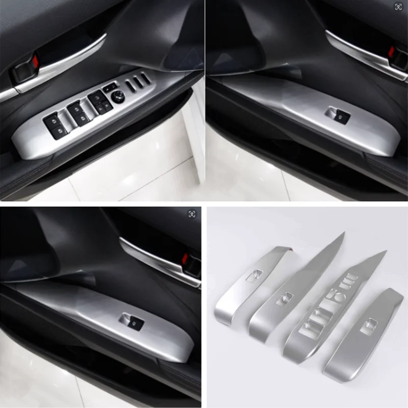 

RHD For Toyota Camry Car Styling 2024 2025 Interior Accessories Door Armrest Window Switch Control Protection Panel Cover Trim