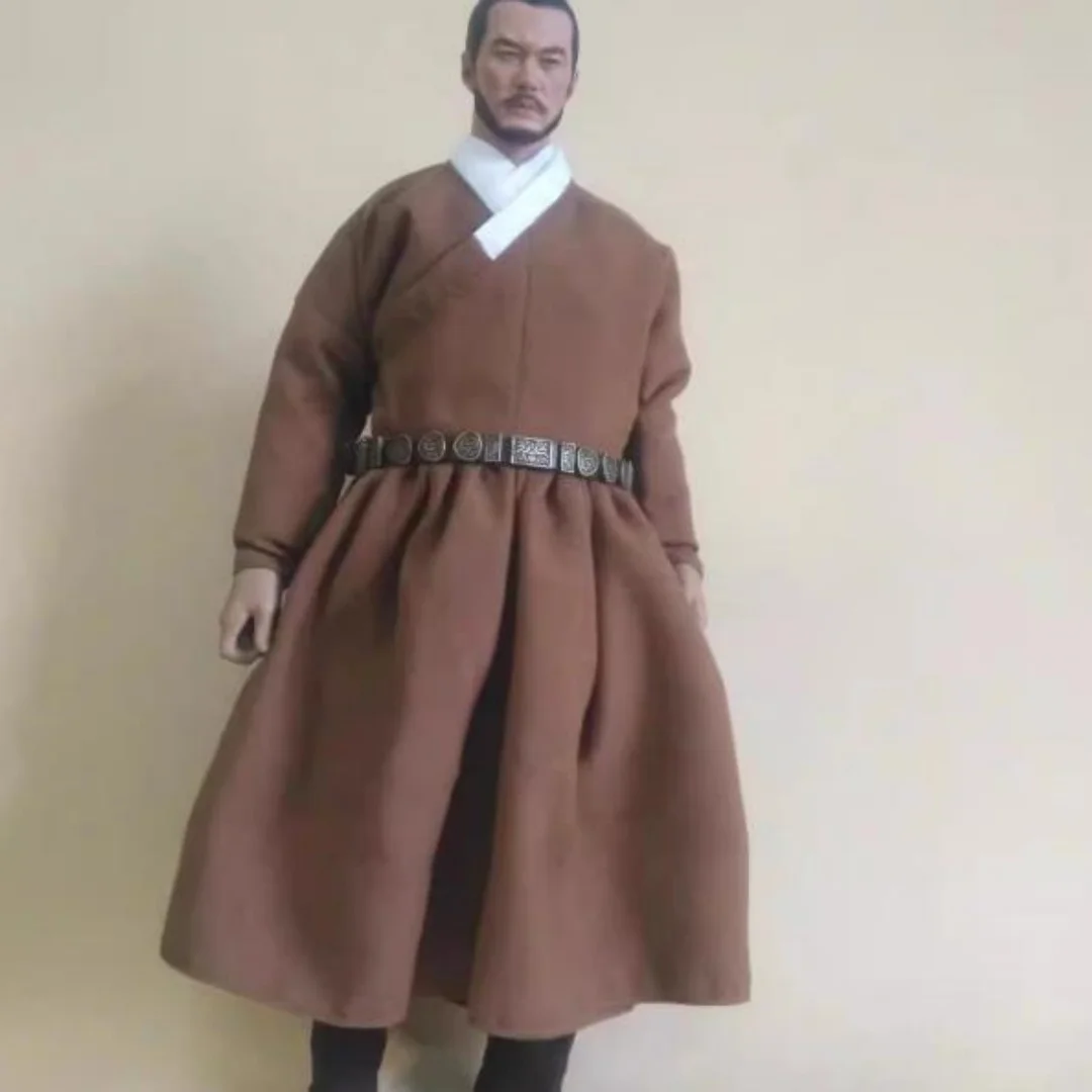 

1/6 Scale Ancient Blue brown robe DP-002 Clothes Model For 12''Action Figure toy for 12 inch Figure Clothing Chinese Suit Mode
