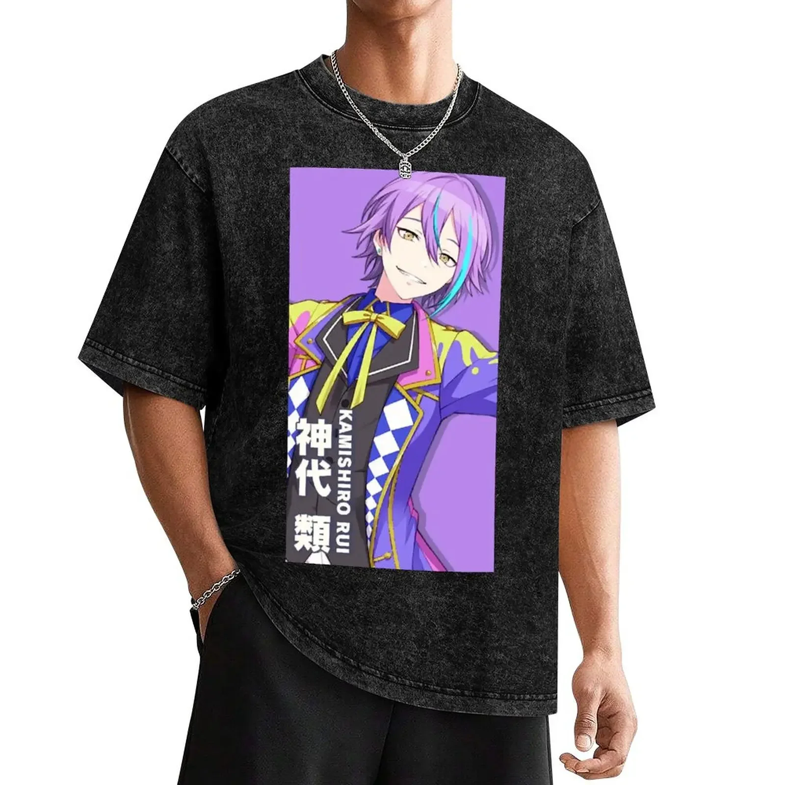 

Project Sekai Kamishiro Rui T-Shirt vintage anime shirt designer shirts heavyweight t shirts for men