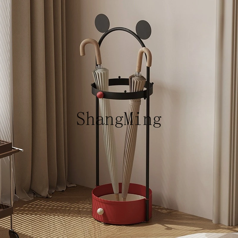 FG household umbrella storage rack, umbrella bucket, wrought iron storage bucket, drain rack, hotel umbrella storage rack