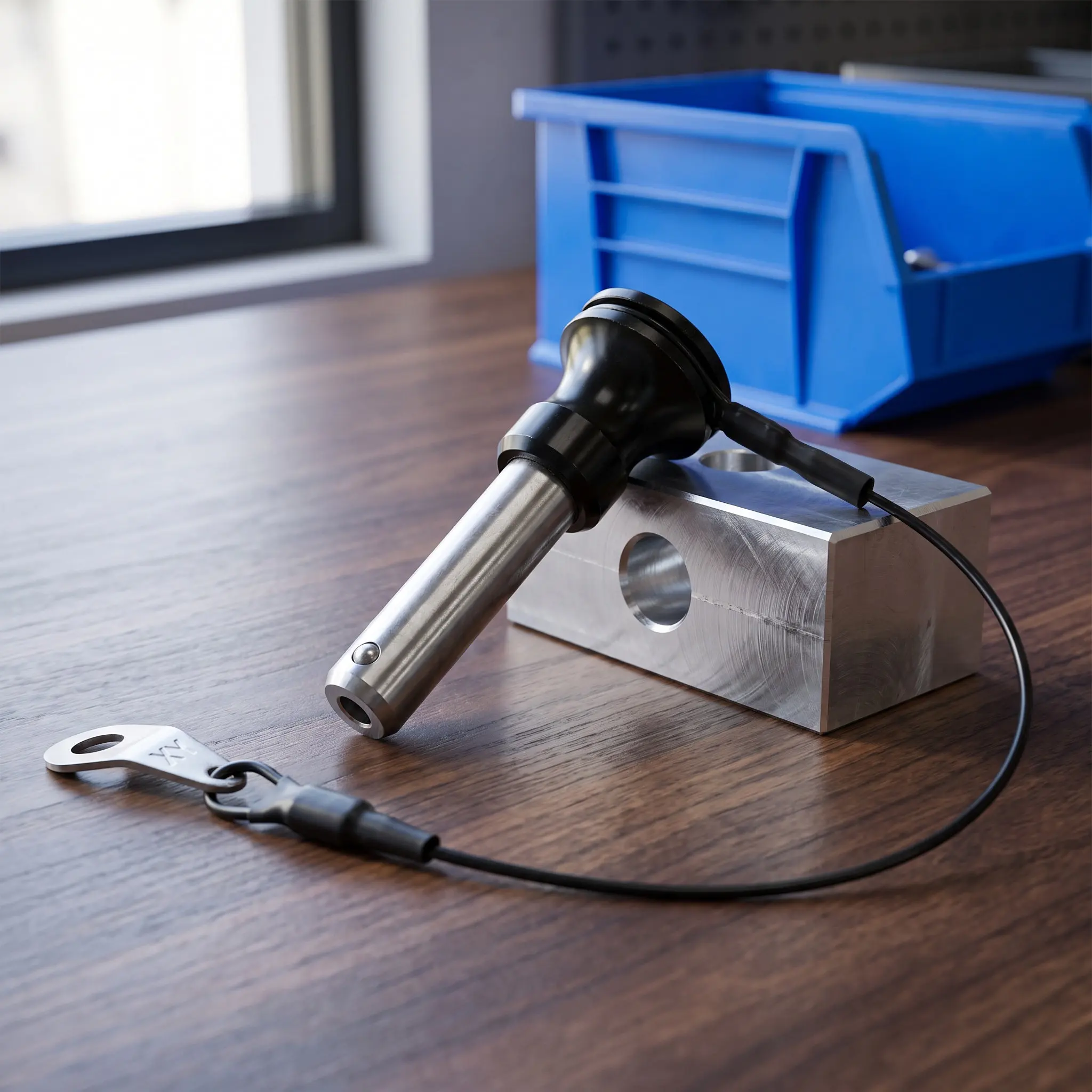 Quick Release Stainless Steel Ball Lock Pin Push-Button Locking Positioning Pin for Line Array Speaker Event Installation