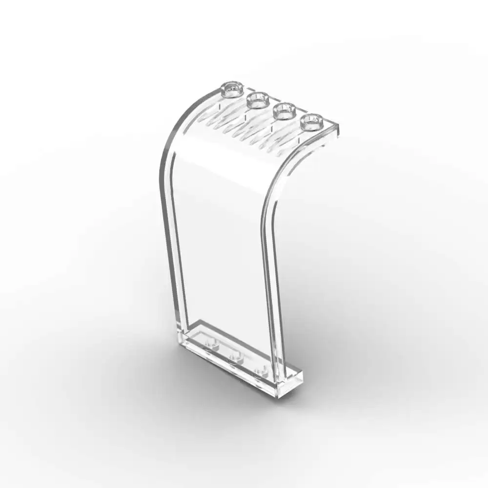 

MOC, 5 шт., часть 2571, панель 3 x 4 x 6, комплект строительных блоков с изогнутым верхом, водопад, частицы падения, игрушки «сделай сам» для детей, подарок для детей