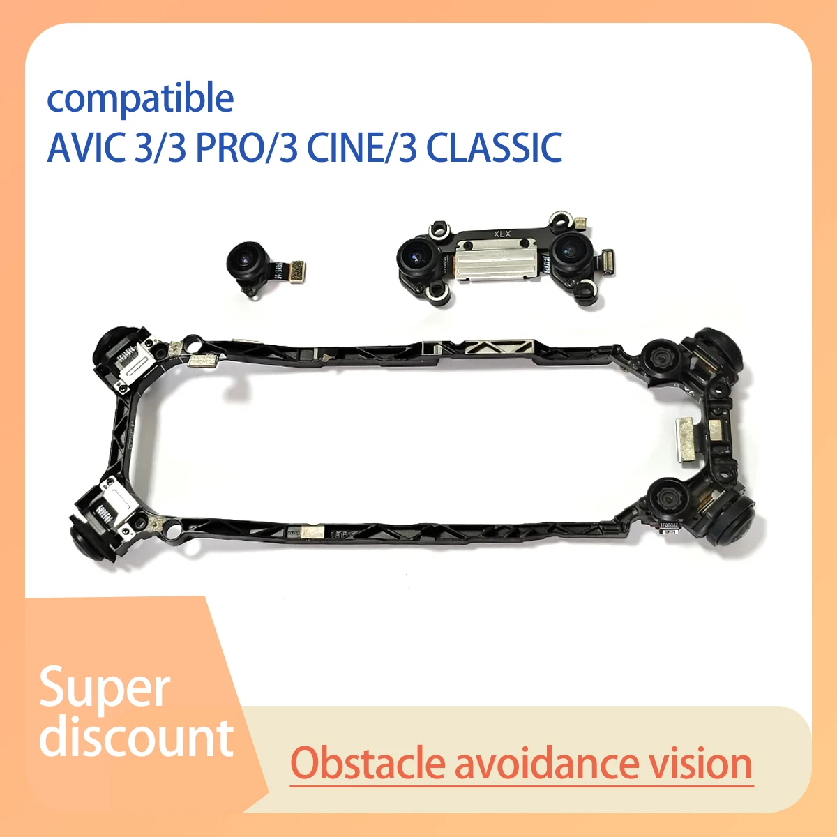 

Mavic 3 front and rear visual integration components are suitable for Mavic 3 series