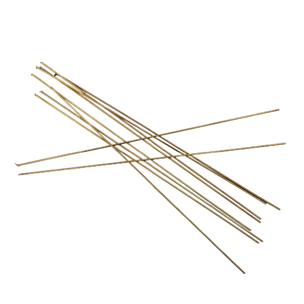 

High Performance 10 Pcs Brass Rods 1 6mm x 250mm for Welding and Brazing Suitable for Various Metal For Repairs