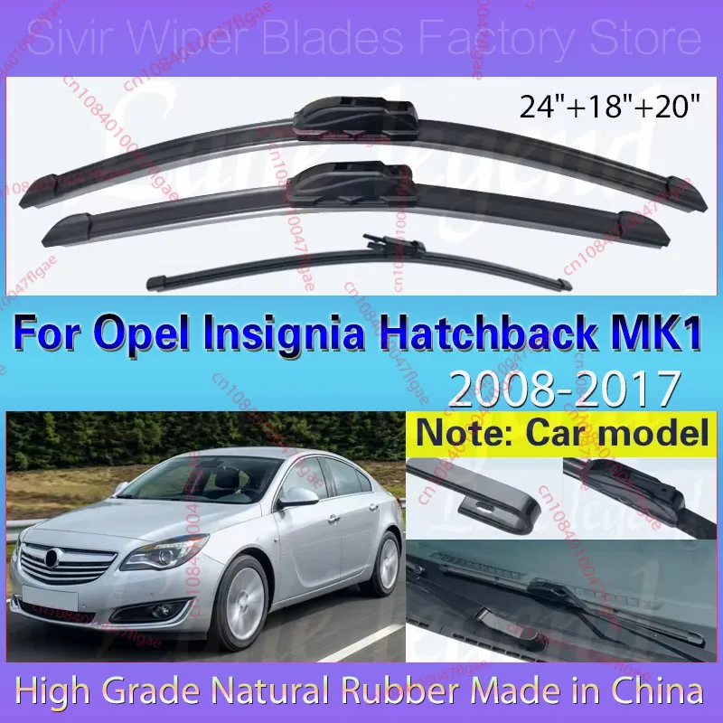 

Щетки стеклоочистителя для Opel Insignia Hatchback MK1 2008-2017, 24/18/20 дюймов
