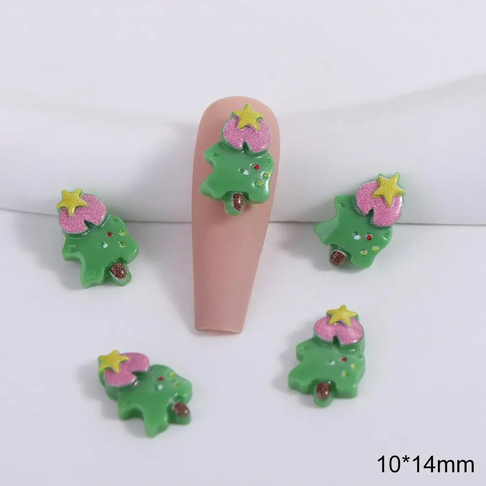 10 개/대 크리스마스 네일 아트 참 크리스마스 네일 장식 네일 용품 매니큐어 장식품 크리스마스 네일 라인 석