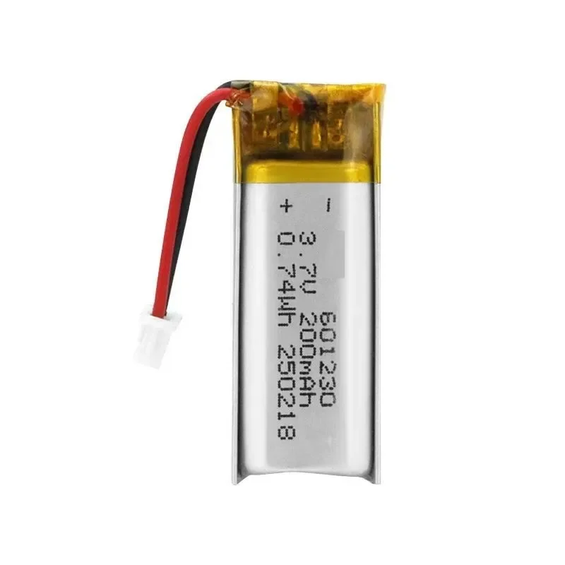 [NEW]  for 601230 Polymer Lithium Battery 3.7V 200mAh for Bluetooth Headset Children Early Education Machine Anti-lost Device