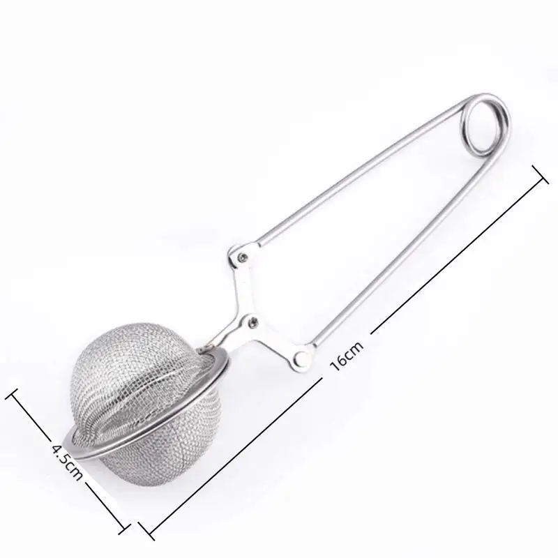 Stainless Steel Fine Mesh Tea Ball Infuser 1PC Reusable Tea Strainer for Loose Leaf Herb Spice Home Tea Making Tool