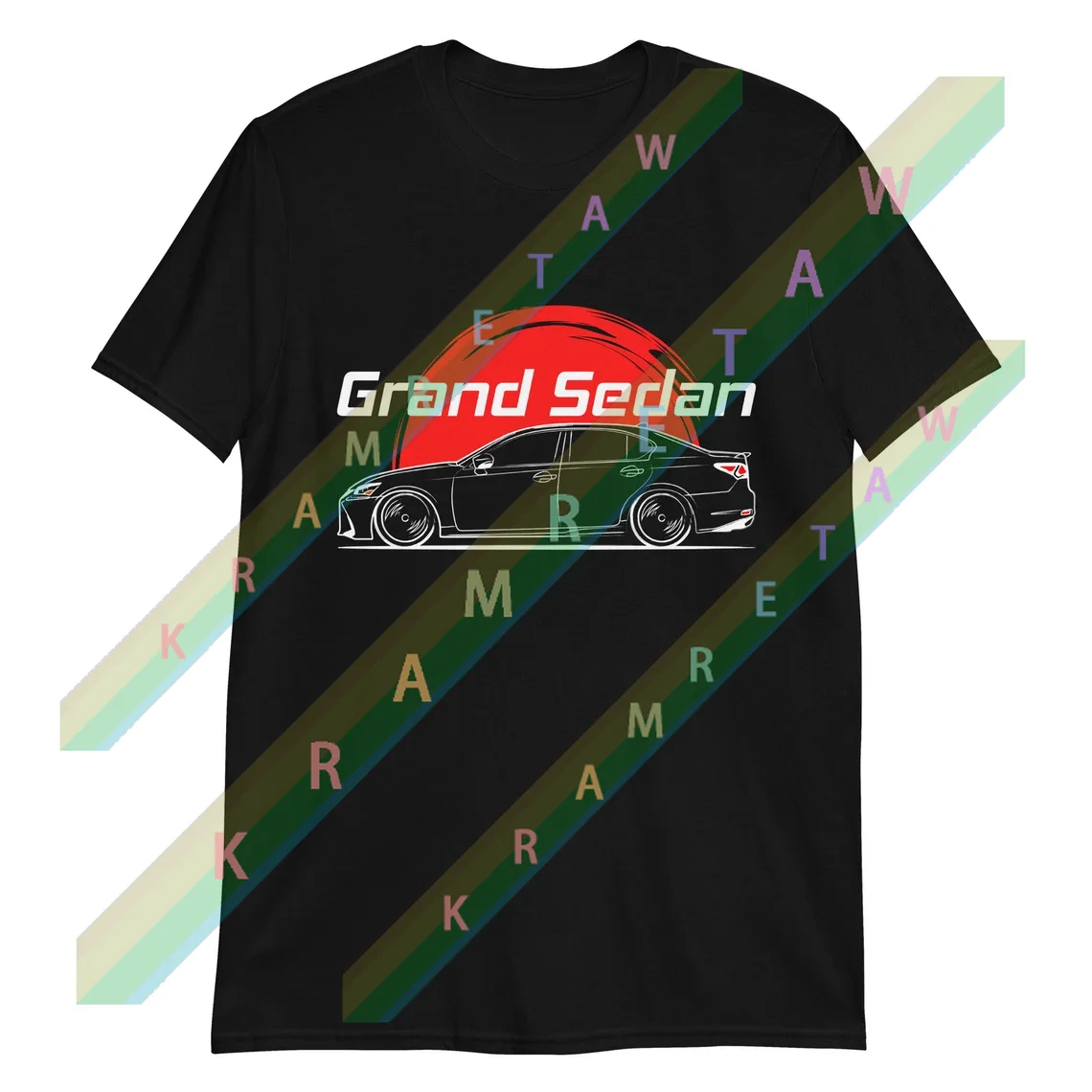 

GS 300h 350h 450h Unisex T-Shirt Grand Sedan Automotive Apparel for Car Guys Gift for GS350 GS300 lover Summer 100% Cotton S-3XL