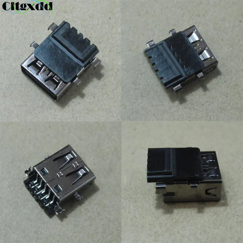 Cltgxdd 1pcs New Original 3.0 USB Jack Connector For Dell Latitude E5440 Replacement USB3.0 9Pin Female Socket