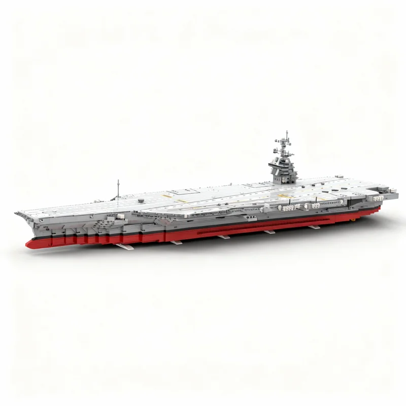 4980pcs MOC USS Starship CVN Creative Advanced Build Model Building Blocks Hero SciFi Pirate Voyage Fortress Technical Toy Gift