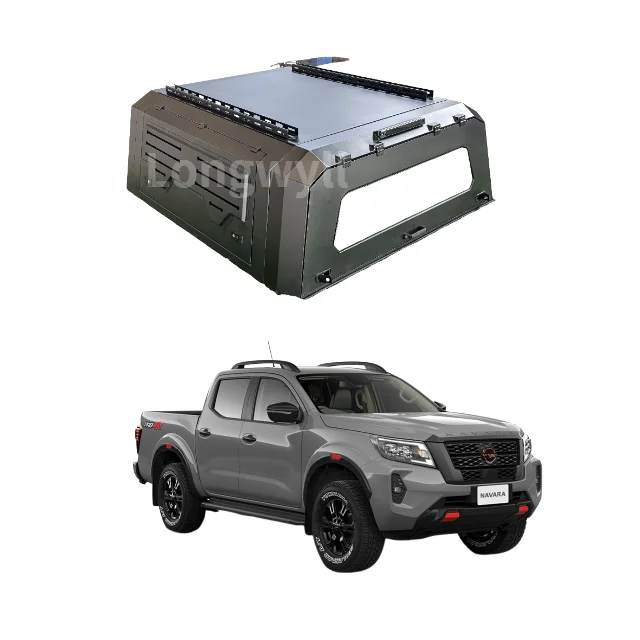 

Custom-Fit Pickup Truck Topper for Nissan Navara Aluminum Samrtcap Waterproof Truck Cap