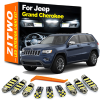 ZITWO LED Bulb Interior Dome Map Light Kit For Jeep Grand Cherokee ZJ WJ WK WK2 1993- 2016 2017 2018 2019 2020 2021 Accessories