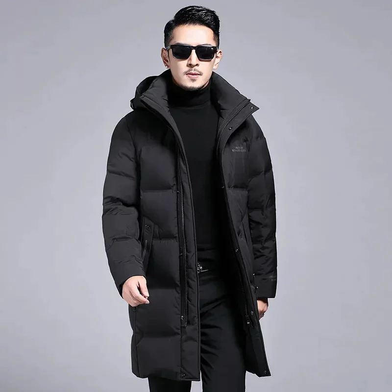 Hooded Removable Long Down Jacket Man Designer Male Winter Brand Duck Men's Lightweight Padding Mens