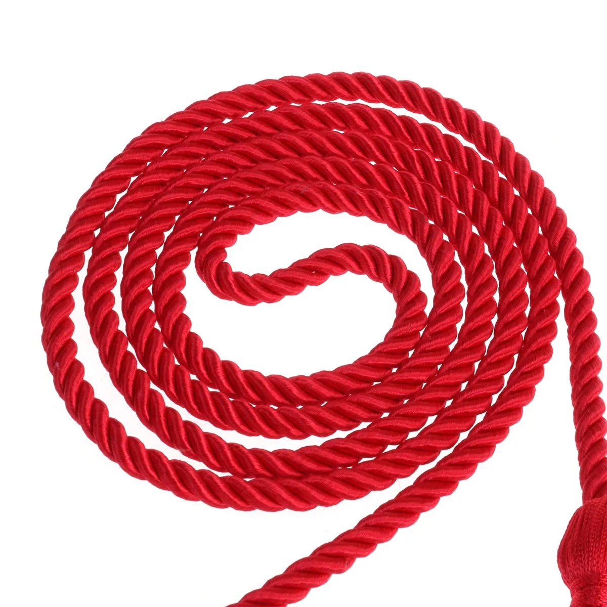 

High Quality Rayon Honor Cords For Graduation Red Color SixtyThree Inch Length With Four Inch Tassels