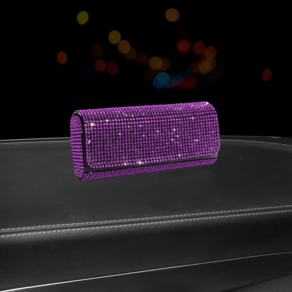 

Портативный футляр для очков с горячей фиксацией стразами, блестящий, в корейском стиле, жесткий, противоударный