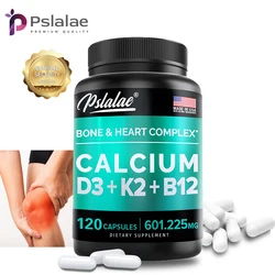 Calcium Supplement Bone & Heart Complex with Vitamin D3 K2, Calcium Supplement + Vitamin Calcium