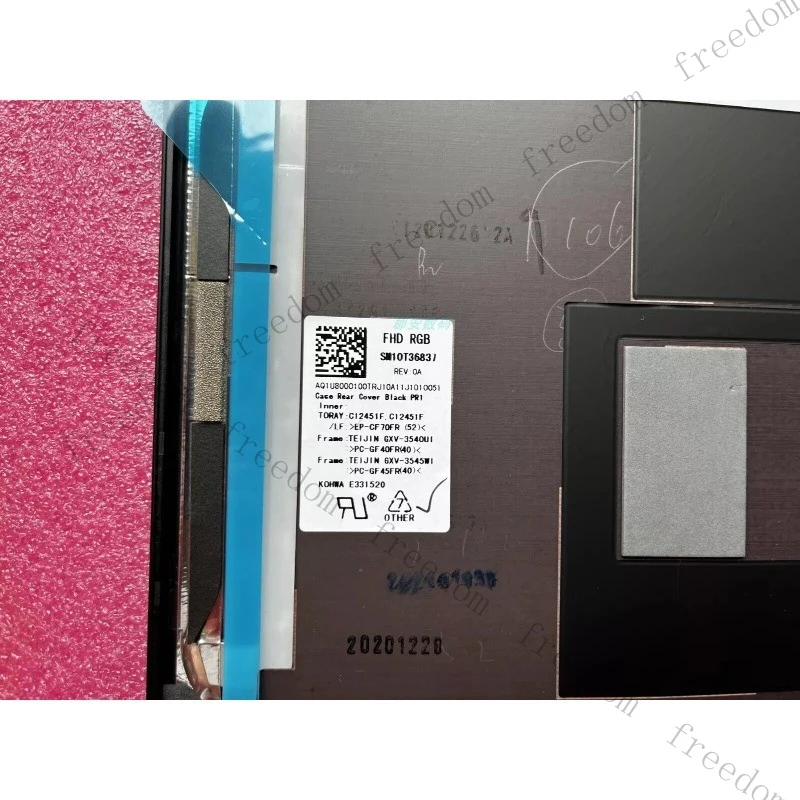 HTS New LCD Rear Back Cover for Lenovo ThinkPad X1 Carbon 9th Gen 20XW 20XX 2021  AQ1U8000100