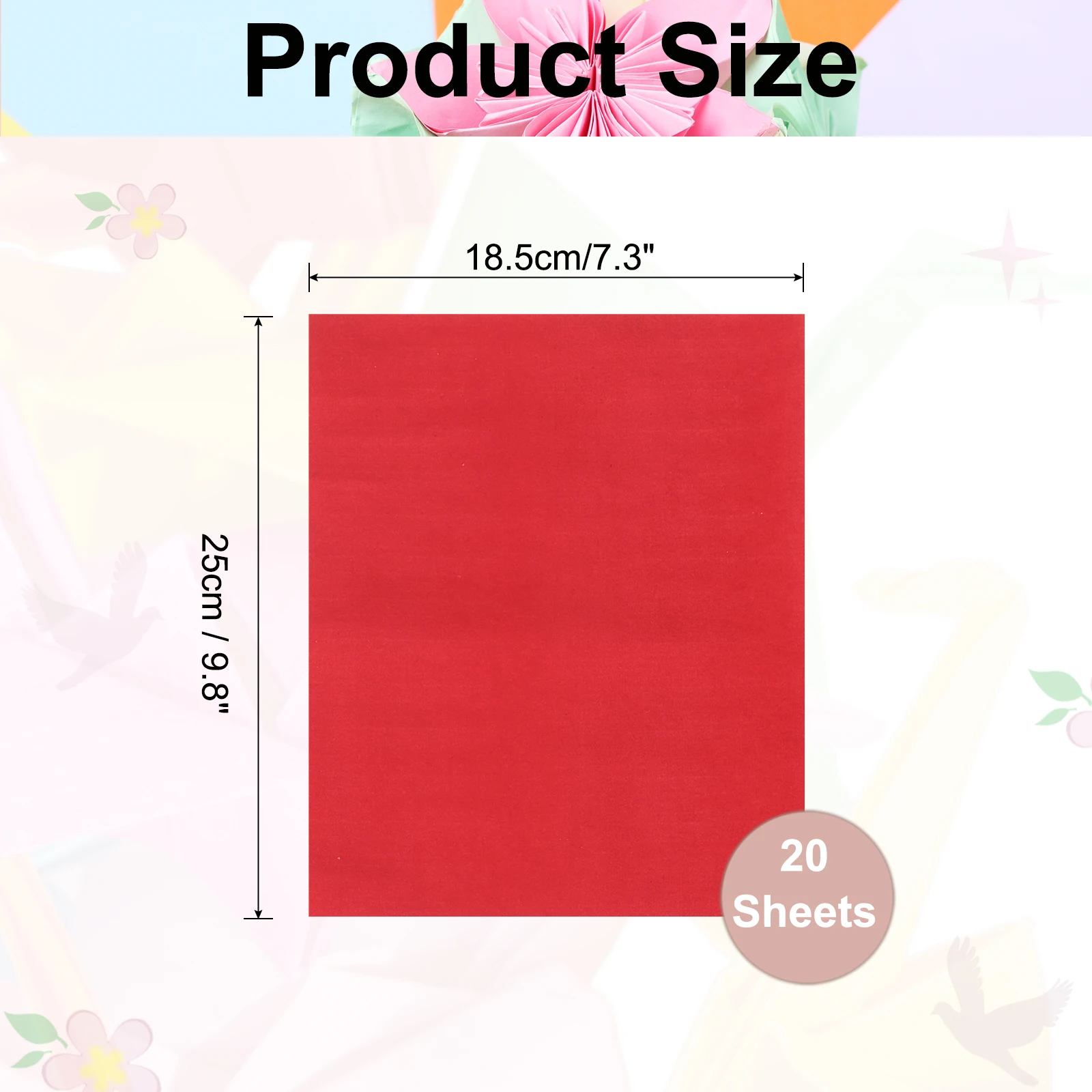 20 แผ่นขนาดใหญ่ Origami กระดาษ - Art Craft Kite บทวิจารณ์และราคา