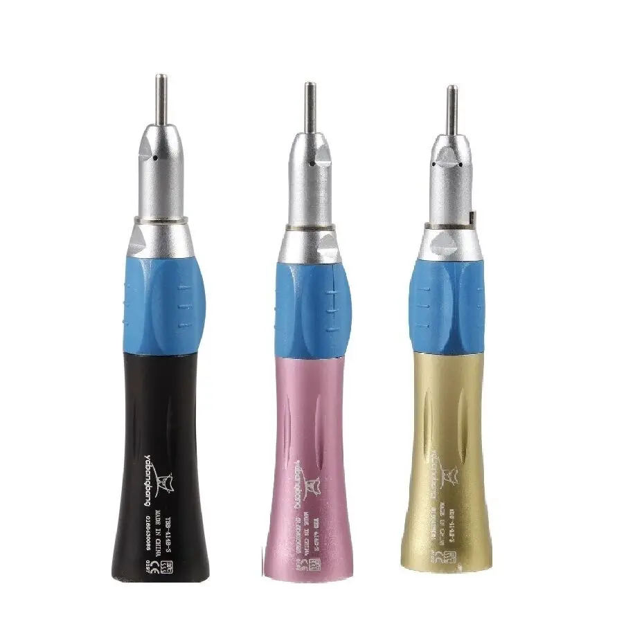 

3PCS NSK type 1:1 Dental Straight Slow Low Speed Nose Cone Handpiece Mixed Color