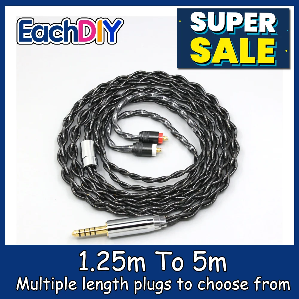 

99% Pure Silver Palladium Graphene Floating Gold Cable For Sony XBA-H2 XBA-H3 xba-A3 xba-A2 LN008350