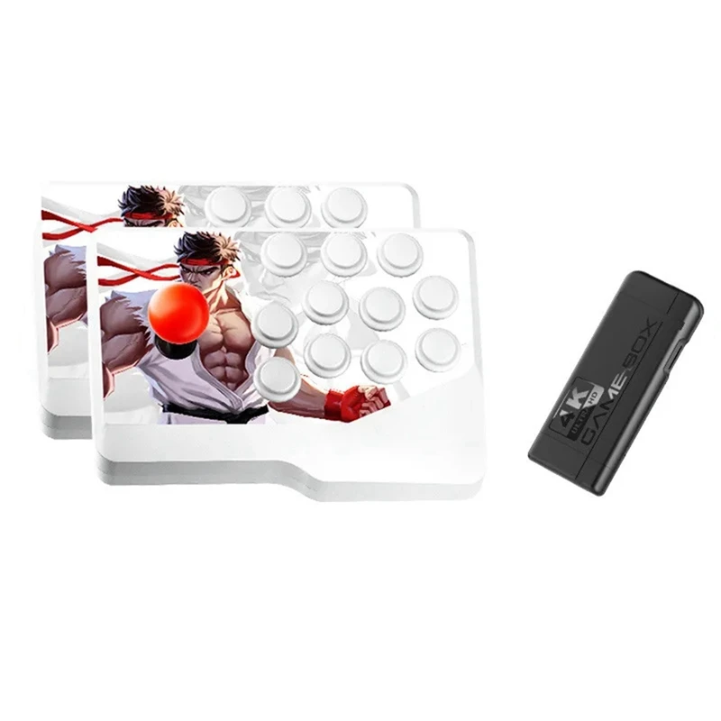 B04B-K9 TV لعبة فيديو وحدة التحكم المزدوجة الرجعية أذرع التحكم في ألعاب الفيديو ل MAME ، MD ، PS1 ، GBC ، GB ، GBA محاكاة لعبة عصا #1