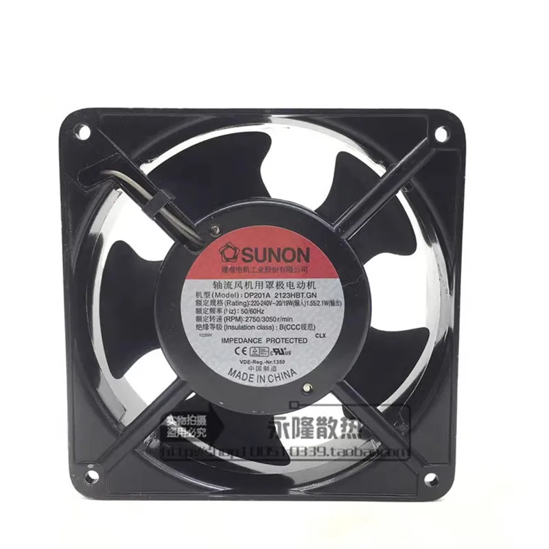 

New DP201A 2123HBT.GN 220V 120 * 120 * 38MM 12CM Double Ball Electric Cabinet Cooling Fan