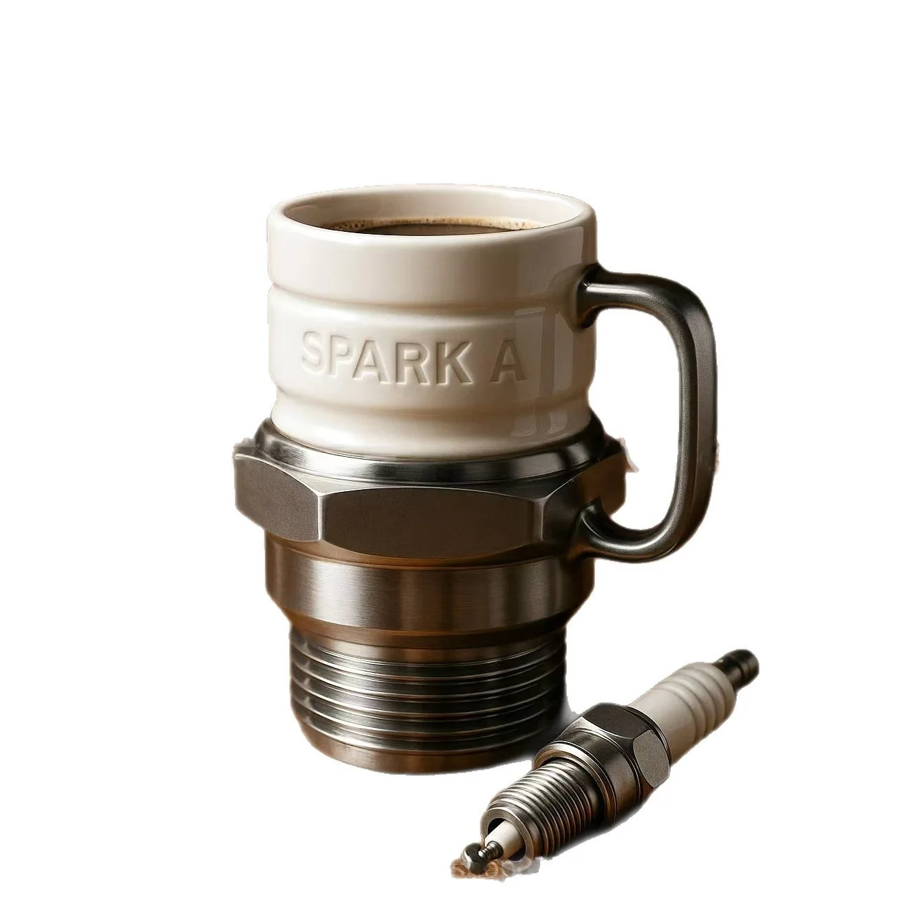 Spark Plug Mug Industrial Coffee Cup For Car Enthusiasts Collectors  Mechanics Home Office Desk Garage Display Birthday Gift - AliExpress 15