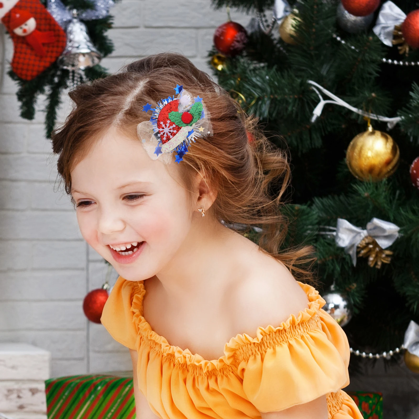 

3 Pcs Christmas Adult Hair Accessories for Barrettes Clips Women Has Party
