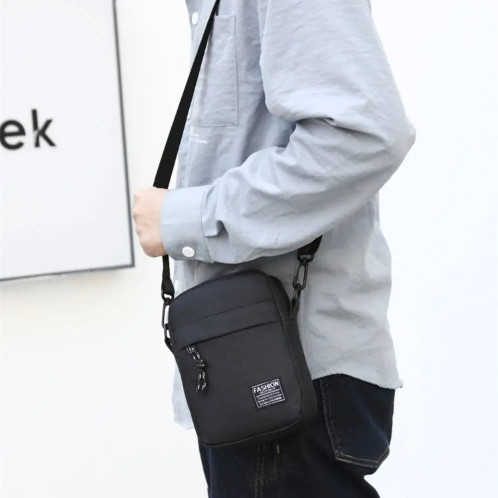 Nylon Shoulder Bag New Black Grey Blue Casual and Fashionable Men Hand Bag Retro Bag Business Crossbody Bag