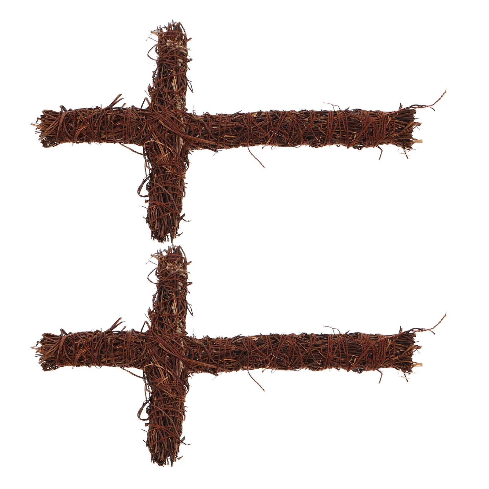 

2Pcs Rattan Cross Wall Decor Decorative Hanging Christian Cross Art Indoor Crucifix Wall Decoration for