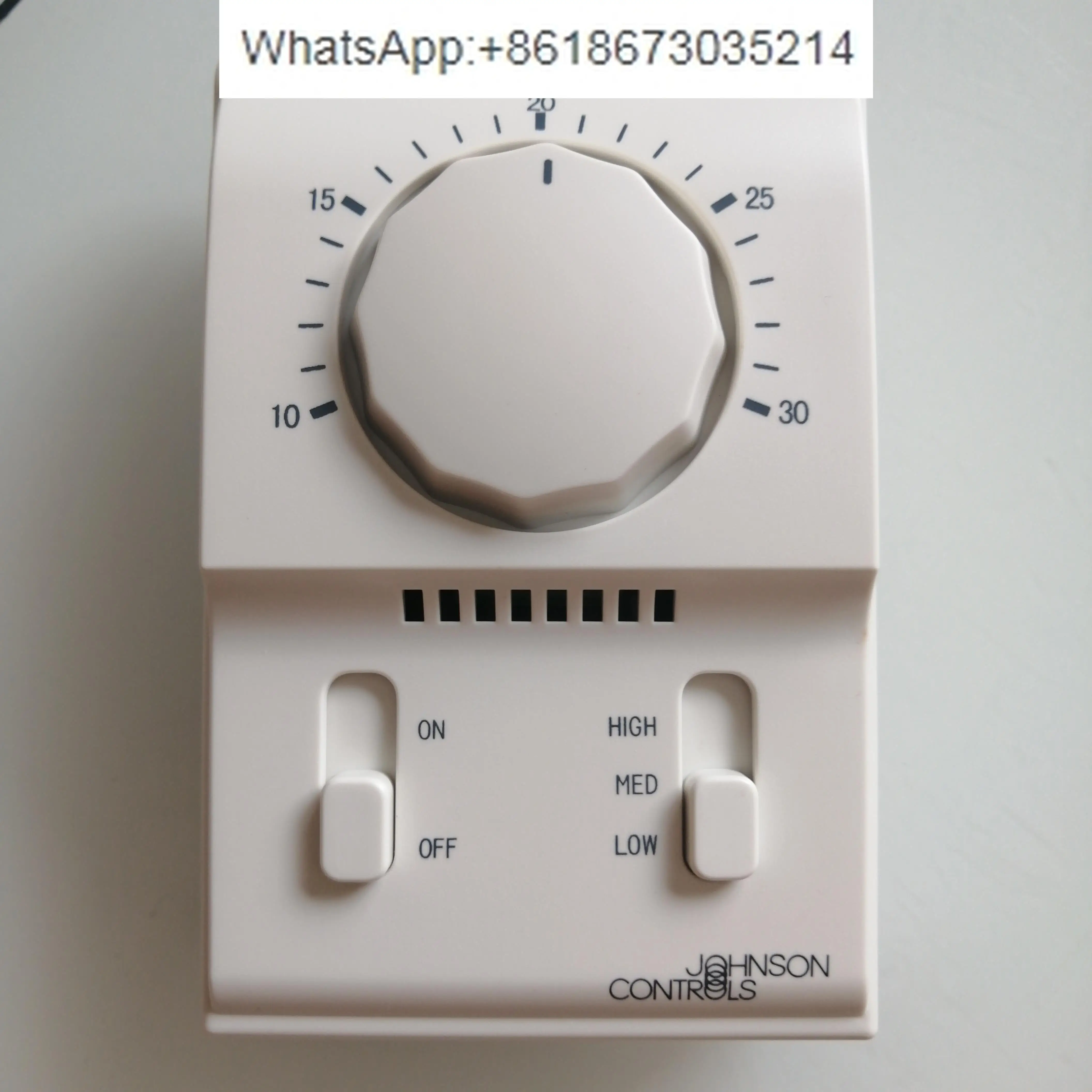 

Heating and cooling air conditioner fan coil thermostat panel Johnson temperature control switch T2000EAC-0