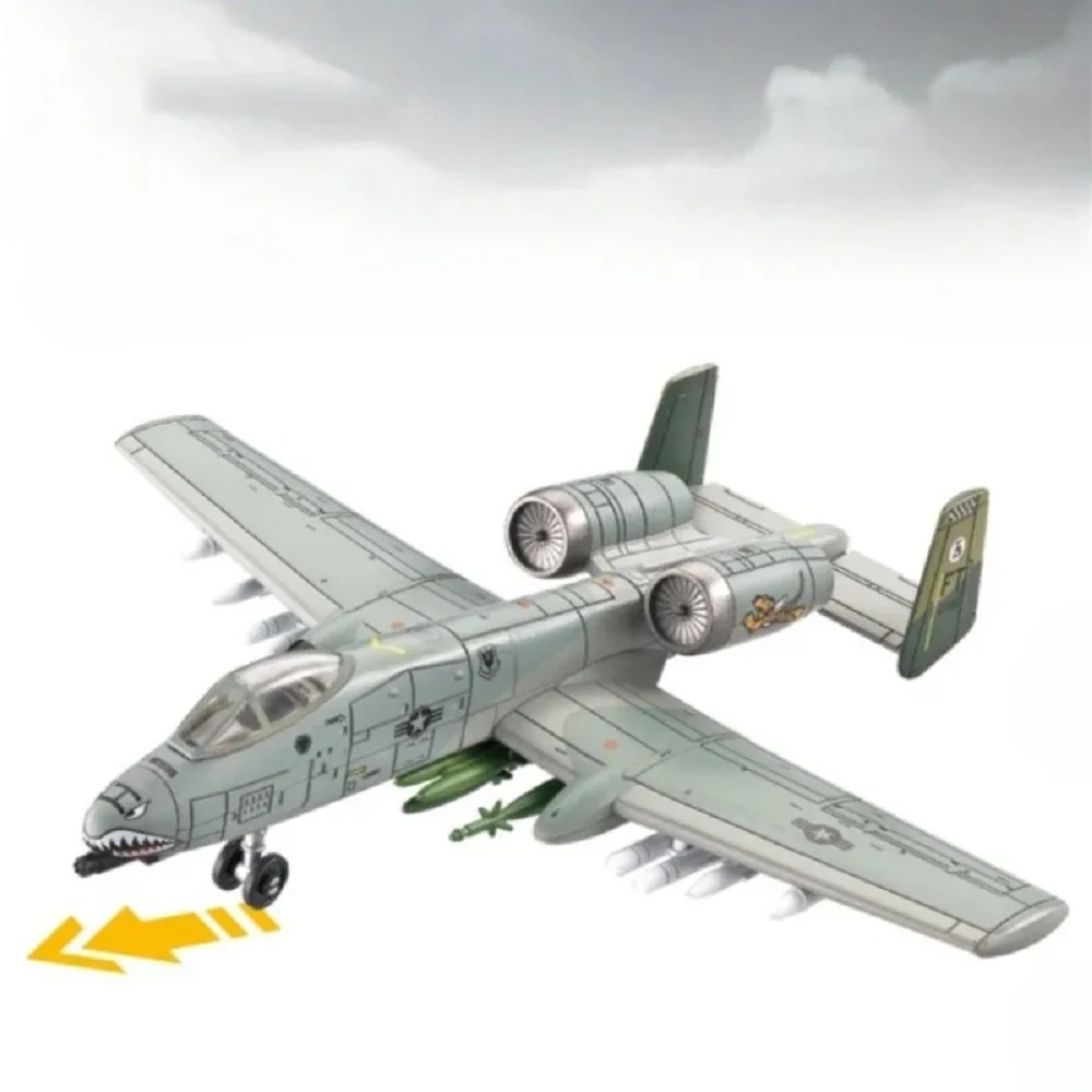 1/72 New Creative Military Series Building Blocks ABS A-10 Attack Aircraft Model Helicopter Fighter Airplane model Bomber
