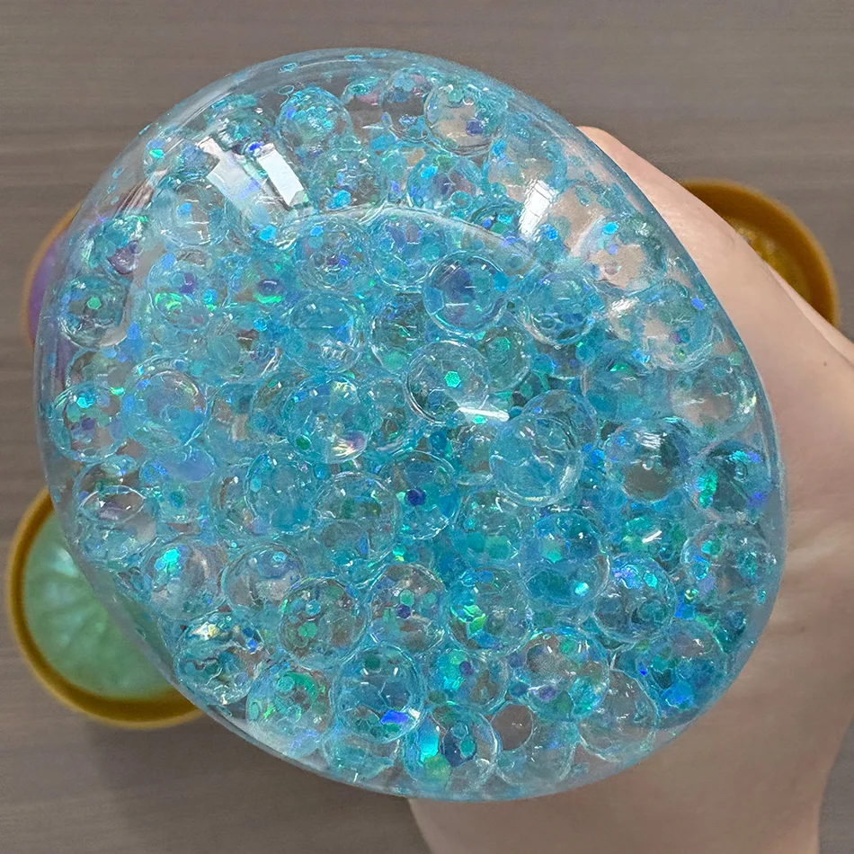 

Мягкая игрушка-сквиш «Мальтозный пельмень»: Прозрачная разноцветная игрушка для сжимания, ASMR-антистресс-мяч, сенсорная игрушка-фиджет для детей и взрослых