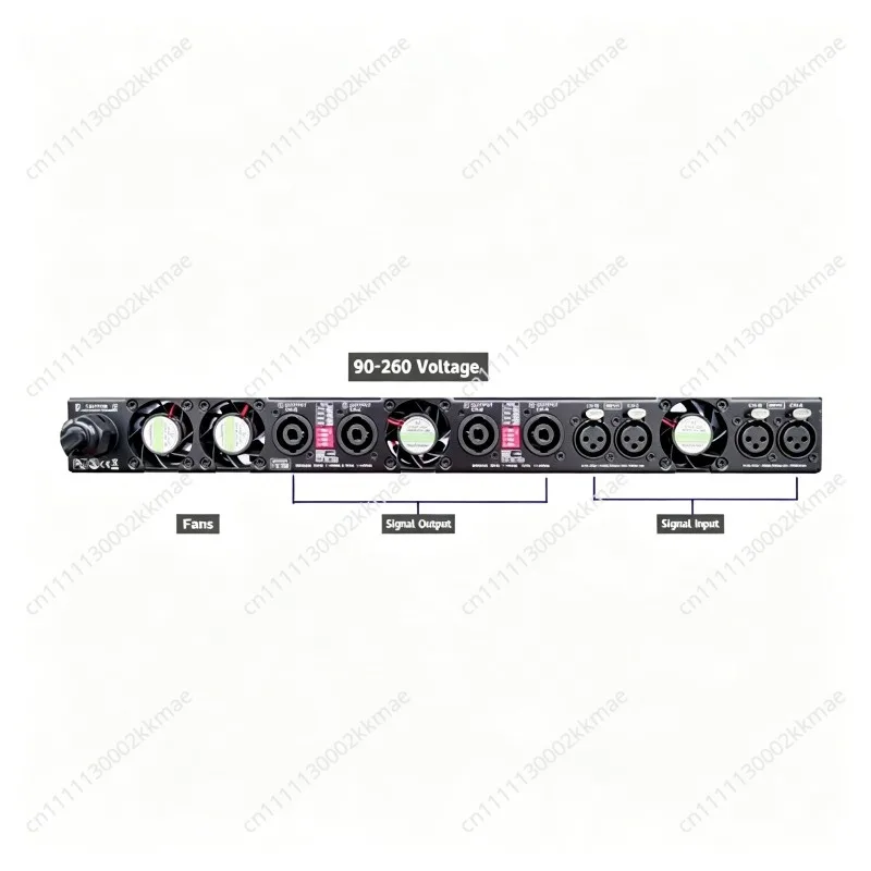 High Power 4 Channel 1000W 2000W 1U Digital Professional Audio Video Power Amplifiers Class D Power Amp