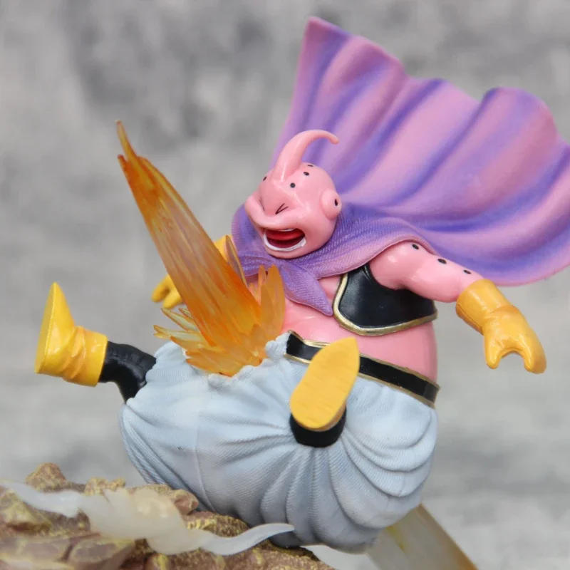 Figura de Dragon Ball Z de 21cm, Majin Buu Sky, figuras de Anime Fat Buu, estatua de PVC, modelo de muñeca, adorno coleccionable, regalos de juguete