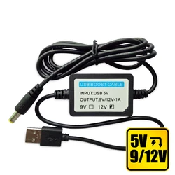 Cabo 5v do carregador do Usb à CC 9v/12v 1a, conversor de poder, componente do transformador do impulso