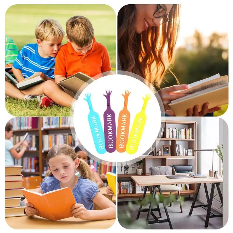 Funny Bookmarks Funny Finger Point Pad Note Stationery Creative Portable Book Marker Stationery For Book Lovers Students