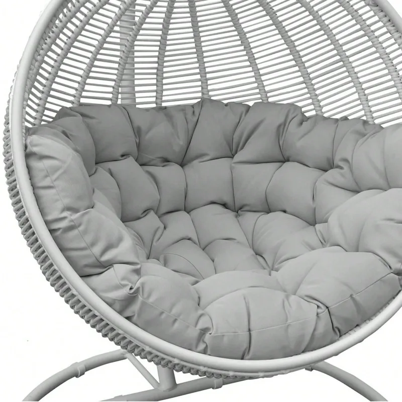 Garden Chairs 1pc Papasan Chair Cushion 48in Egg Chair Cushion Hanging Chair Cushion Washable Patio Chair Mat For Rocking Chair Seats, CUSHION ONLY