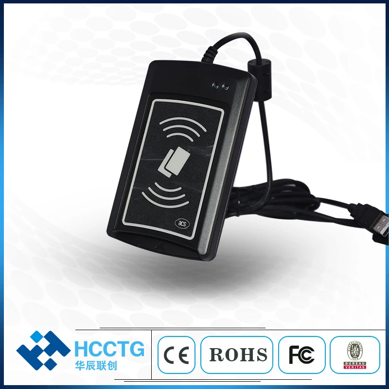 

SC/PC CCID Compliance ISO 7816 And ISO 14443 Smart Card Reader SAM Slot ACR1281U-C1