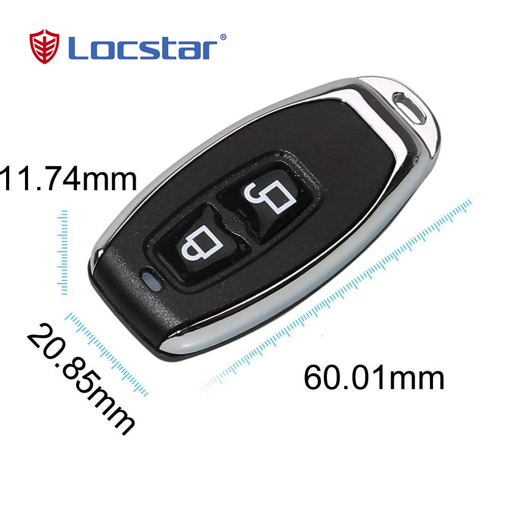 Locstar Diskon Besar Pembuka Gerbang Otomatis Elektronik Remote Control 2 Tombol Keyfob Sakelar Kunci Pintu Remote Control Nirkabel Mini
