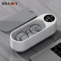 Machine de nettoyage portable pour la maison, réservoir de nettoyage de 450 ml, machine de nettoyage pour bijoux, bagues, lunettes, pinceaux de maquillage 1