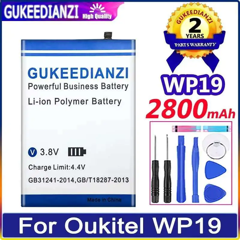 

2800 мАч для Oukitel WP19 Высокоэффективный аккумулятор для мобильного телефона