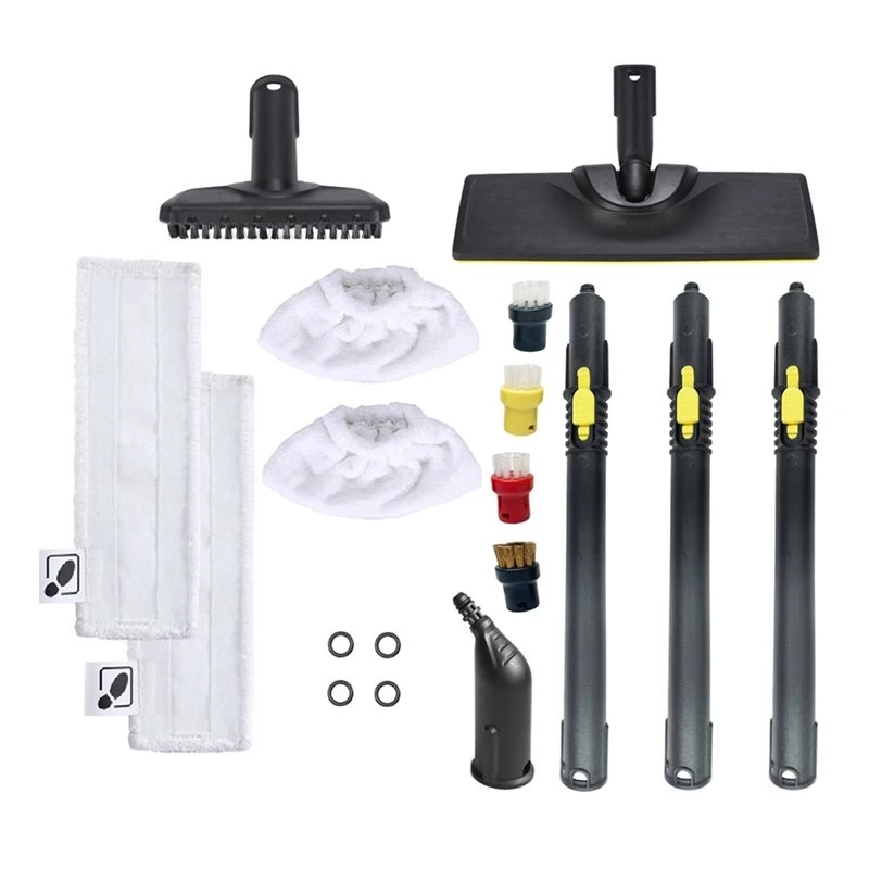 B69A Steam Cleaner Extension Pole Replacement Parts Mop Head Brush Kit For Karcher SC1 SC2 SC3 SC4 SC5 SG4 Nozzle Microfiber